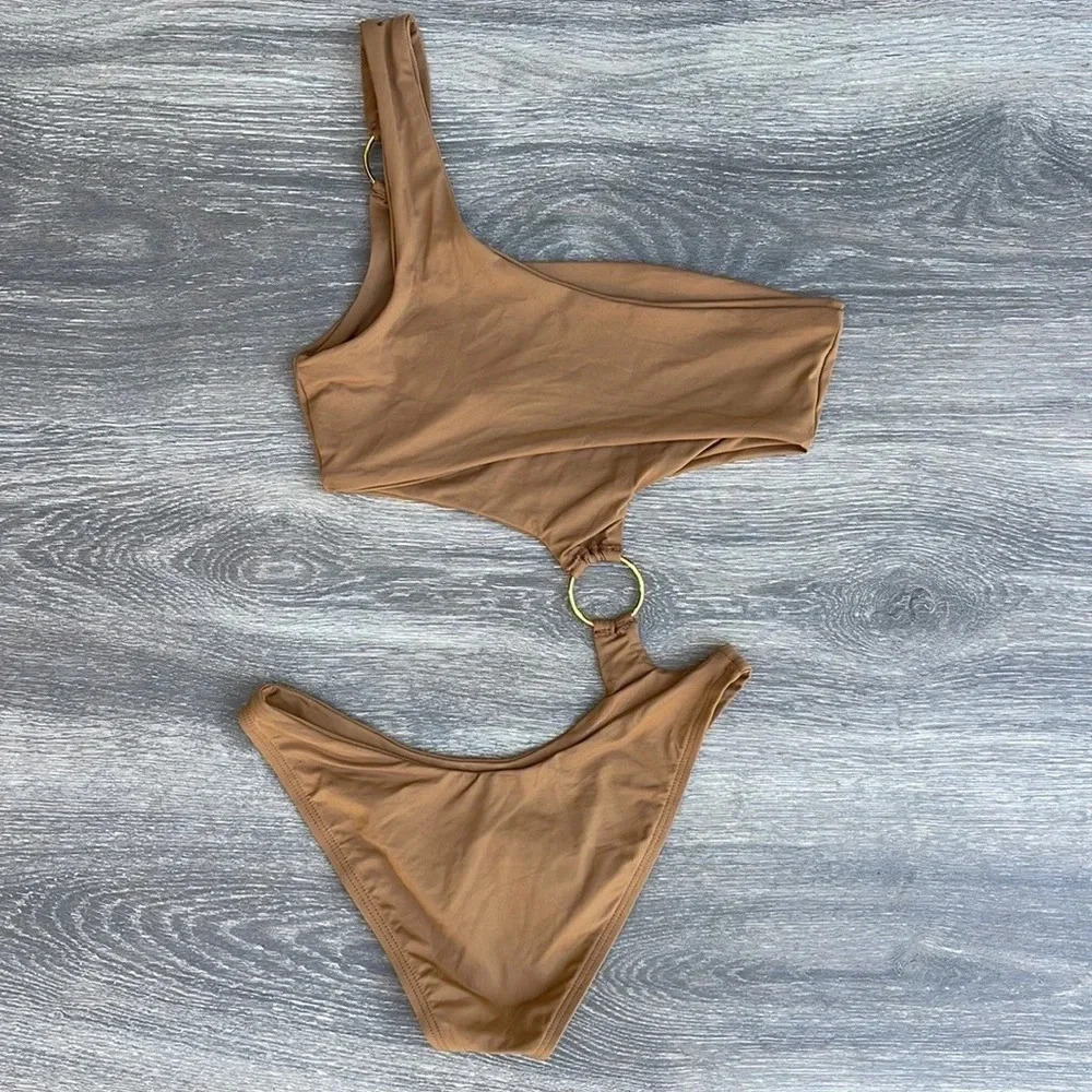 L*Space x Tessa Brooks Tessa One Piece, camel - Picture 2 of 13